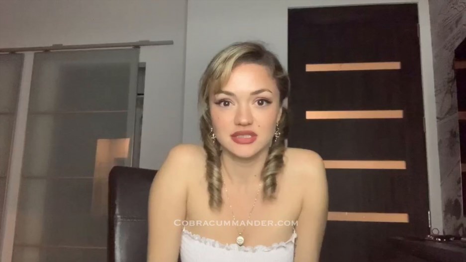CobraCummander - Student Blackmails Teacher For Straight As JOI Denial